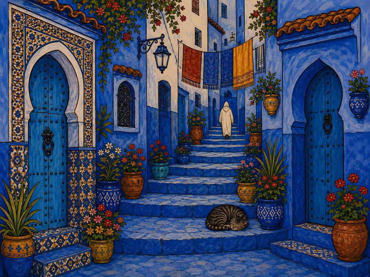 La Ruelle bleue — Maison Menara