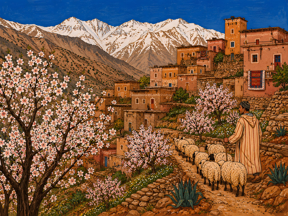 Les Amandiers en fleurs — Maison Menara