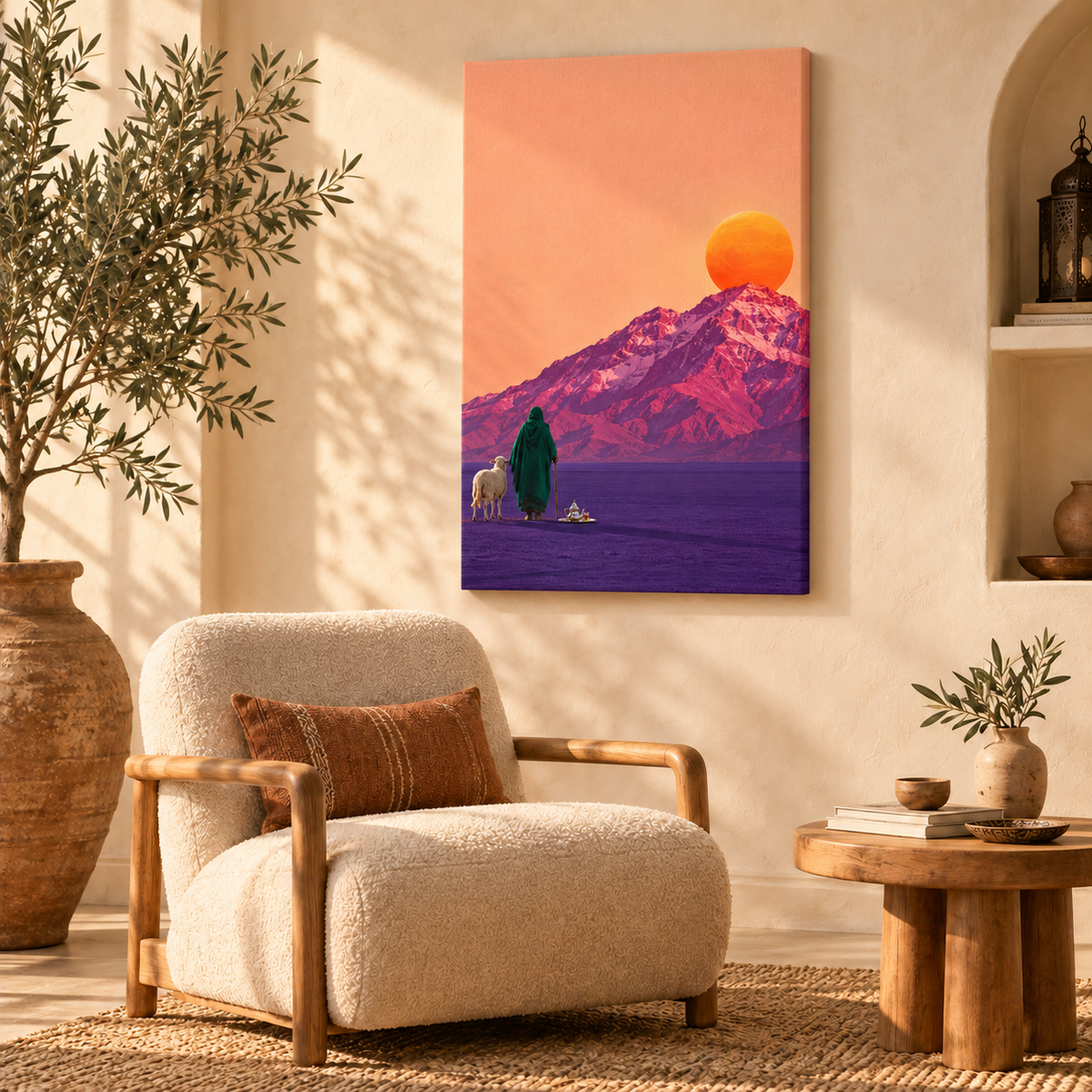 Soleil de l'Atlas — Toile