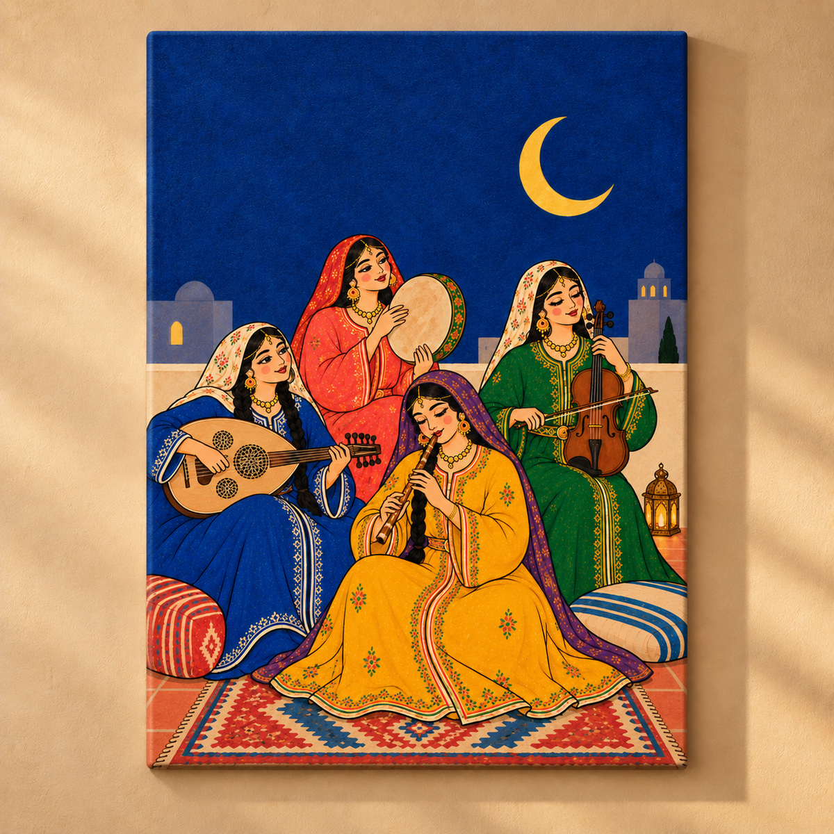 Nuit musicale — Toile