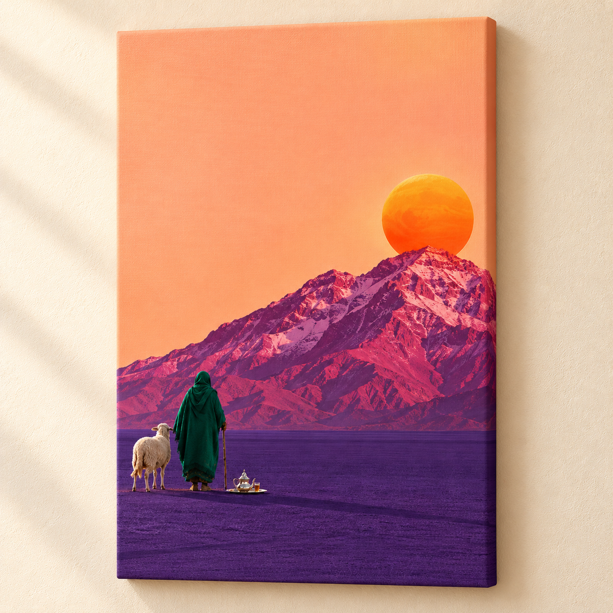 Soleil de l'Atlas — Toile